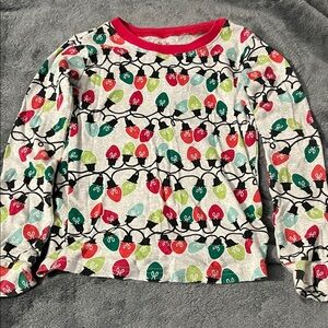 PJ Set Christmas Lights Kids Long Sleeve